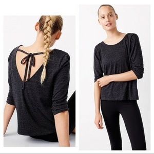 (2/$15) J Crew Knit Top with Tie Back LIKE NEW
